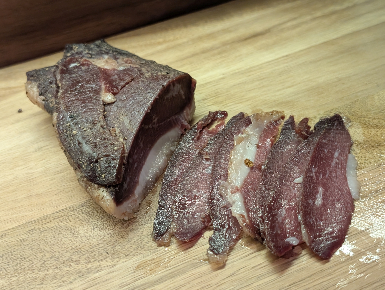 Cold-Smoked Cured Goose Breast