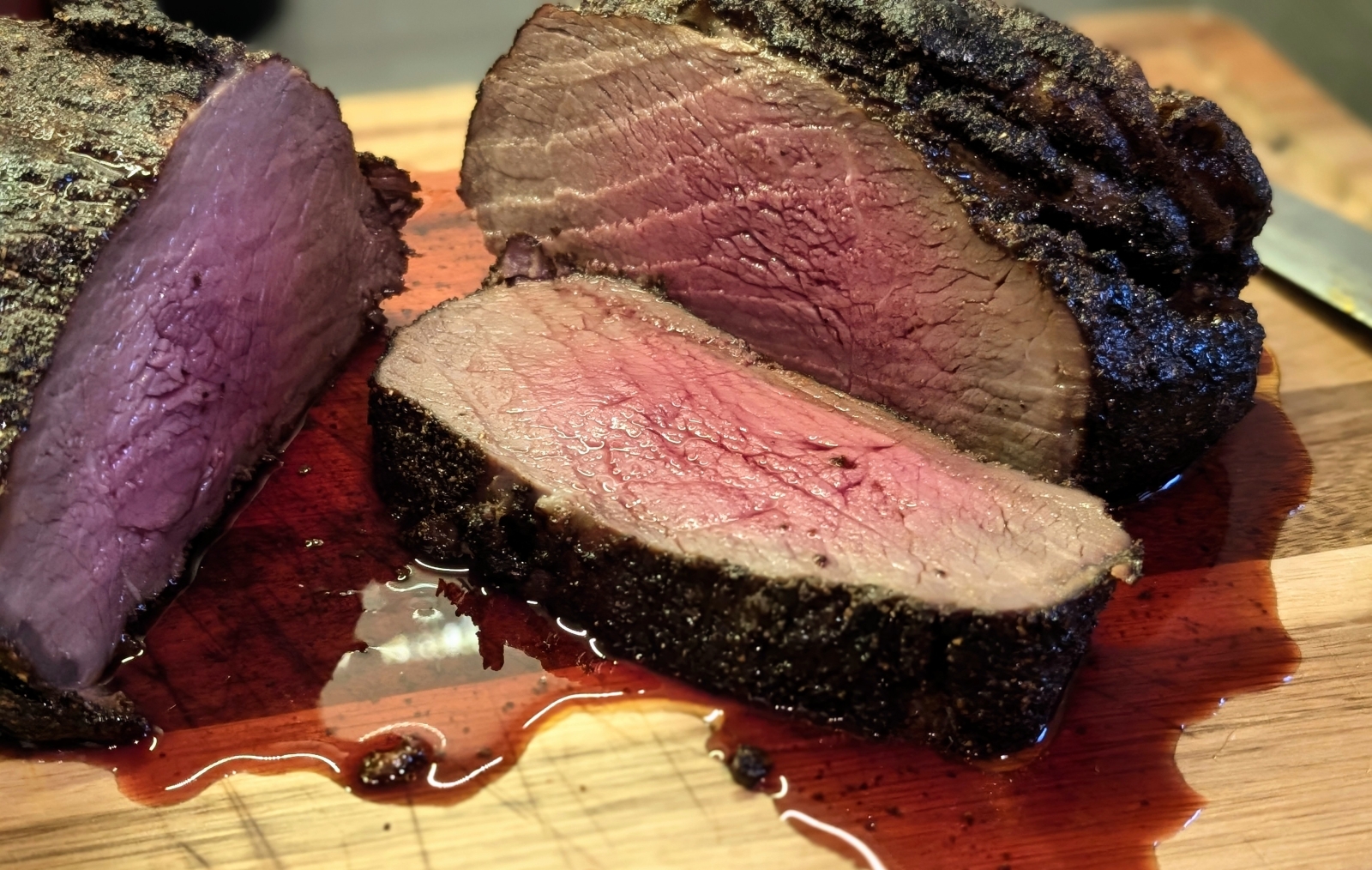 Smoked Shaitel Roast with a Spiced Crust